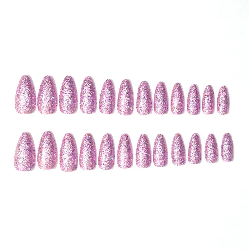 Glamorous Glittery Stiletto Nail Enhancements Stornfield