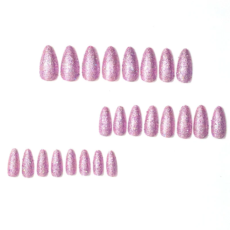 Glamorous Glittery Stiletto Nail Enhancements Stornfield