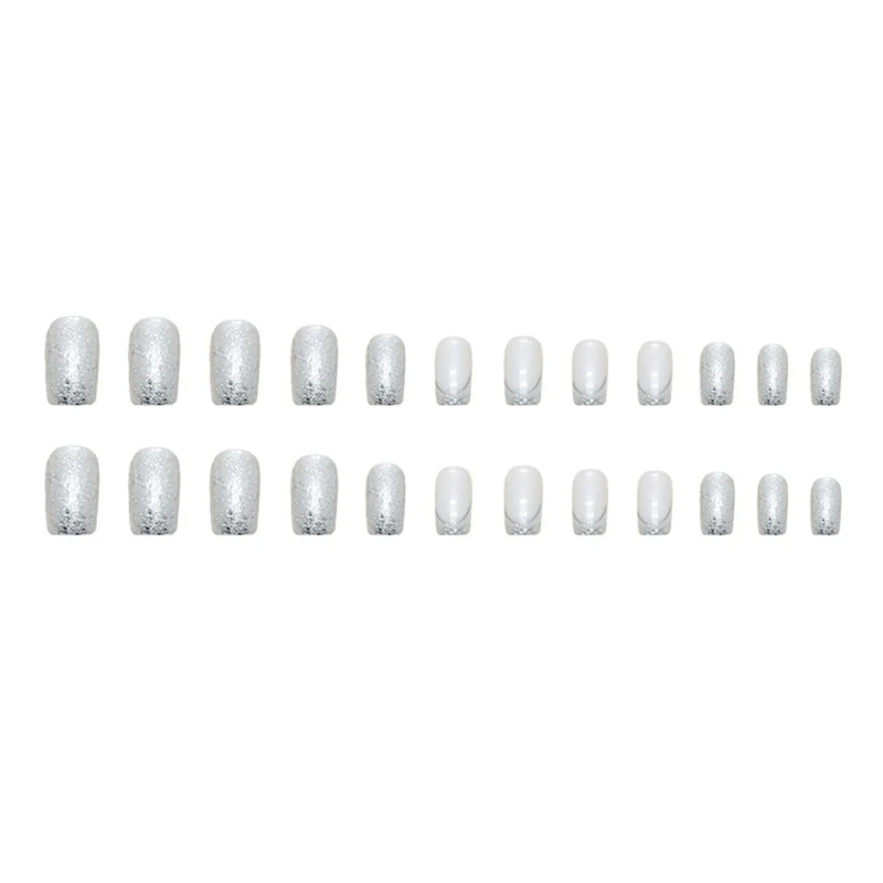 Glamorous Glittery Acrylic Nail Extensions Stornfield