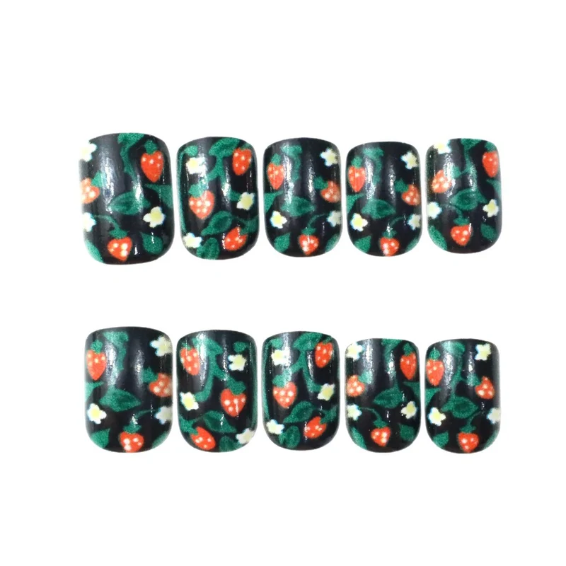 Blumenmuster Gel Nagelkunst Karnz