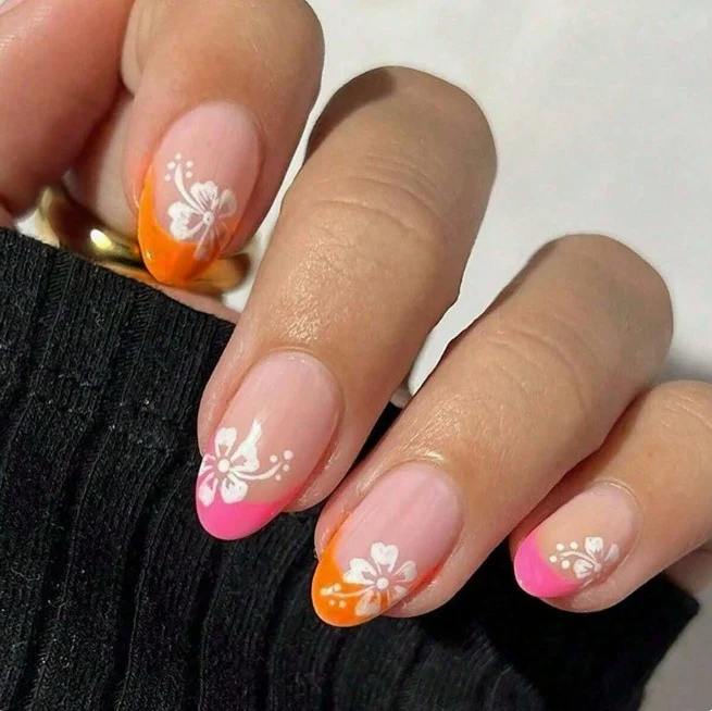 Floral Ombre Nagelkunst Verbesserungen Karnz