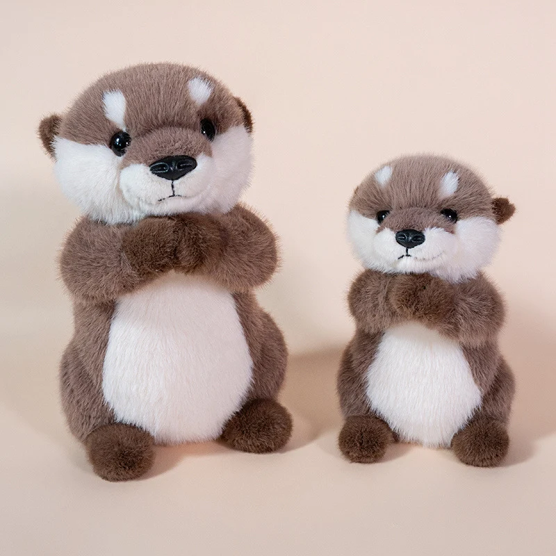 Plush Interactive Otter Stuffed Animal with Luxurious Soft Fur and Poseable Paws Stornfield
