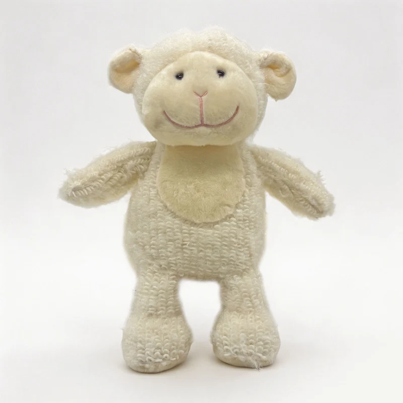 Plush Curly-Knit Sitting Teddy Bear Decorative Soft Toy Stornfield
