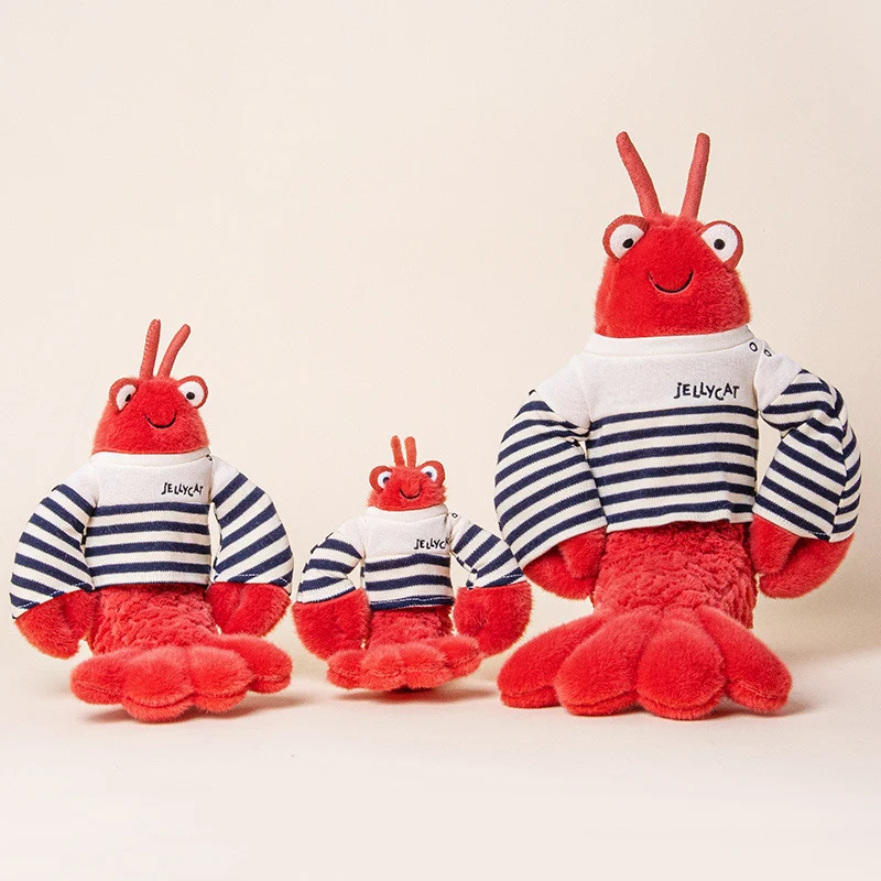 Plush Crab Hand Puppet with Soft Faux-Fur, Flexible Claw Flaps & Embroidered Eyes Stornfield
