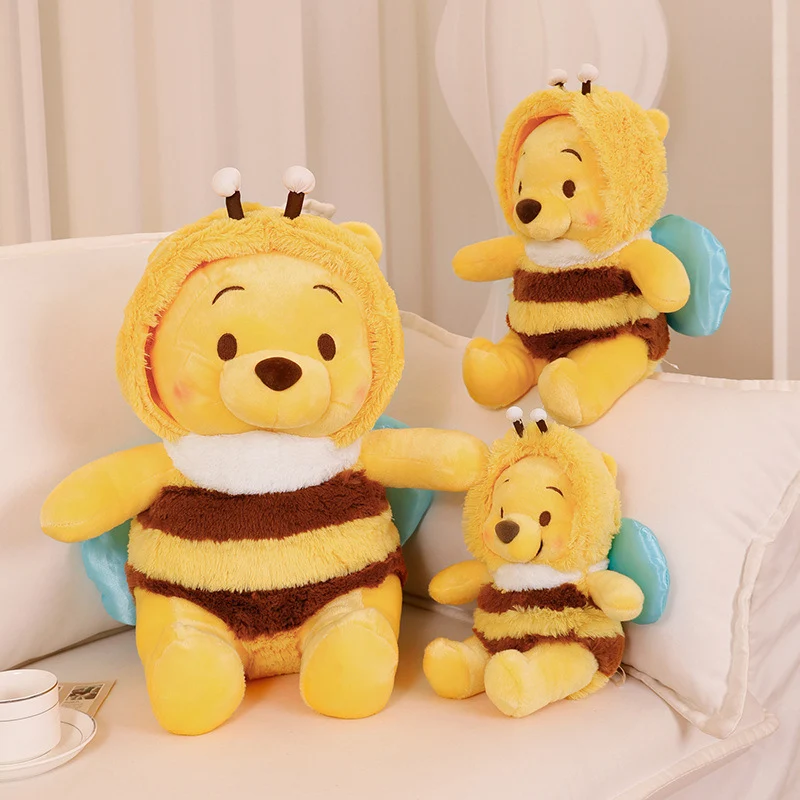 Plush Bear in Bee Costume Cuddly Hooded Stuffed Toy Stornfield