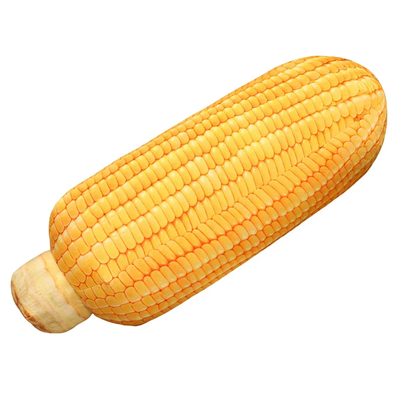 Novelty Grilled Corn Bolster Plush Decorative Lumbar Pillow Stornfield