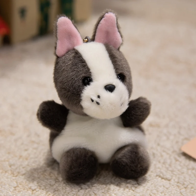 Mini Plush Otter Bag Charm with Metal Key Ring and Ultra-Soft Faux Fur Stornfield
