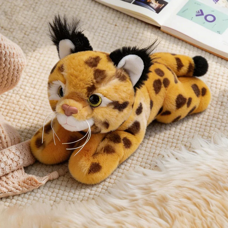 Lifelike Stretching Cat Plush Floor Cuddle Pillow Stornfield