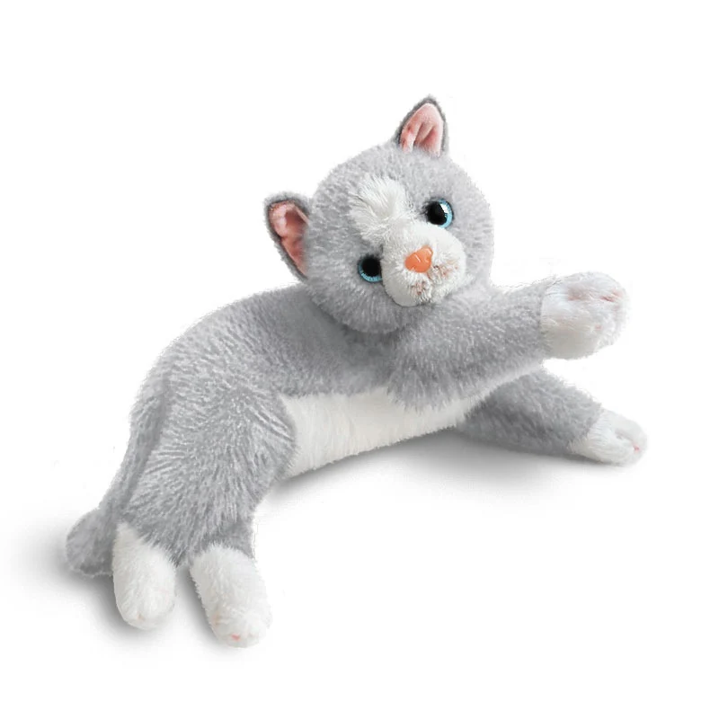 Realistic Stretch-Profile Orange Tabby Plush Lounger Stornfield