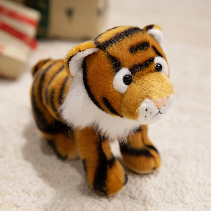 Realistic Plush Lion Companion with Full Fluffy Mane and Poseable Legs Stornfield