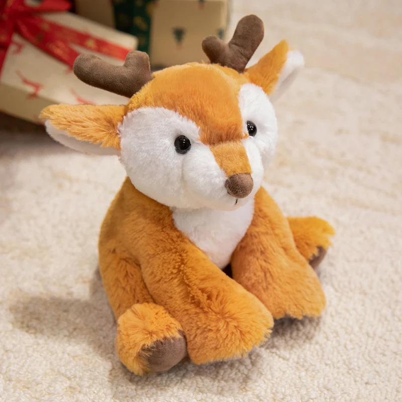 Premium Plush Lamb Comforter Stuffed Toy with Soft Faux-Fur and Embroidered Features Stornfield