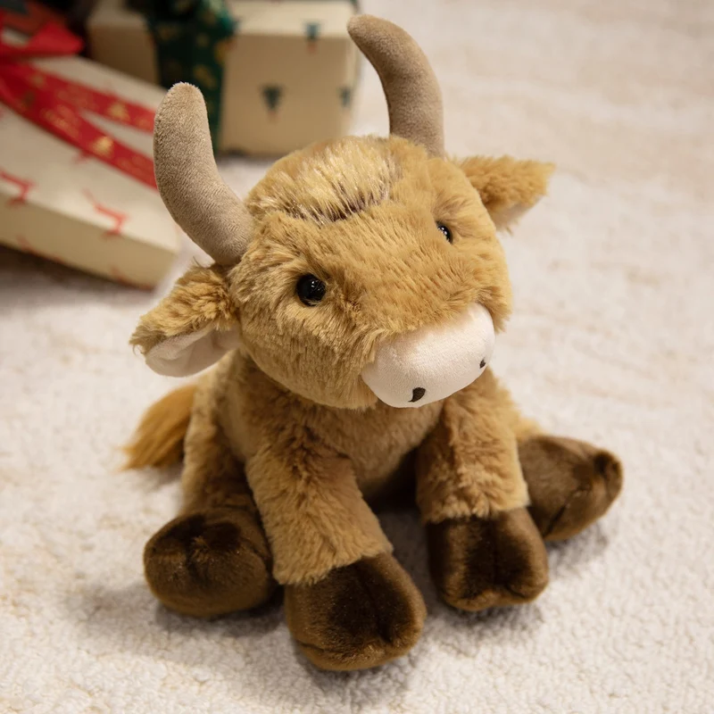Premium Plush Lamb Comforter Stuffed Toy with Soft Faux-Fur and Embroidered Features Stornfield