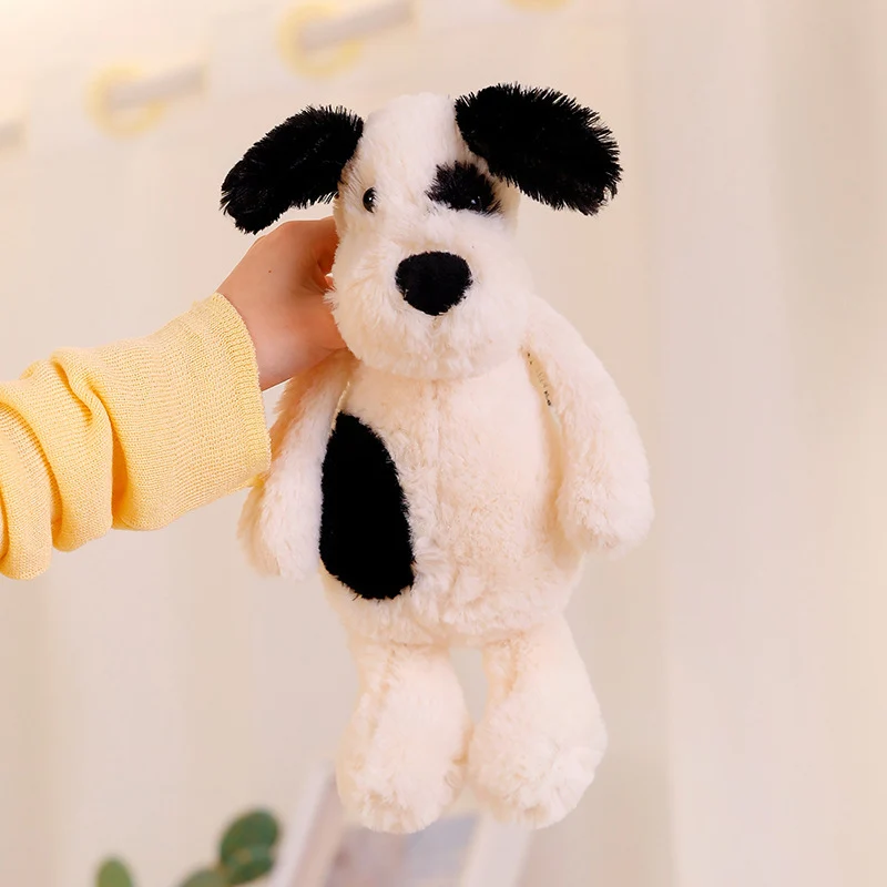 Plush Spot-Pattern Hanging Dog Comforter Toy with Soft Huggable Body Stornfield