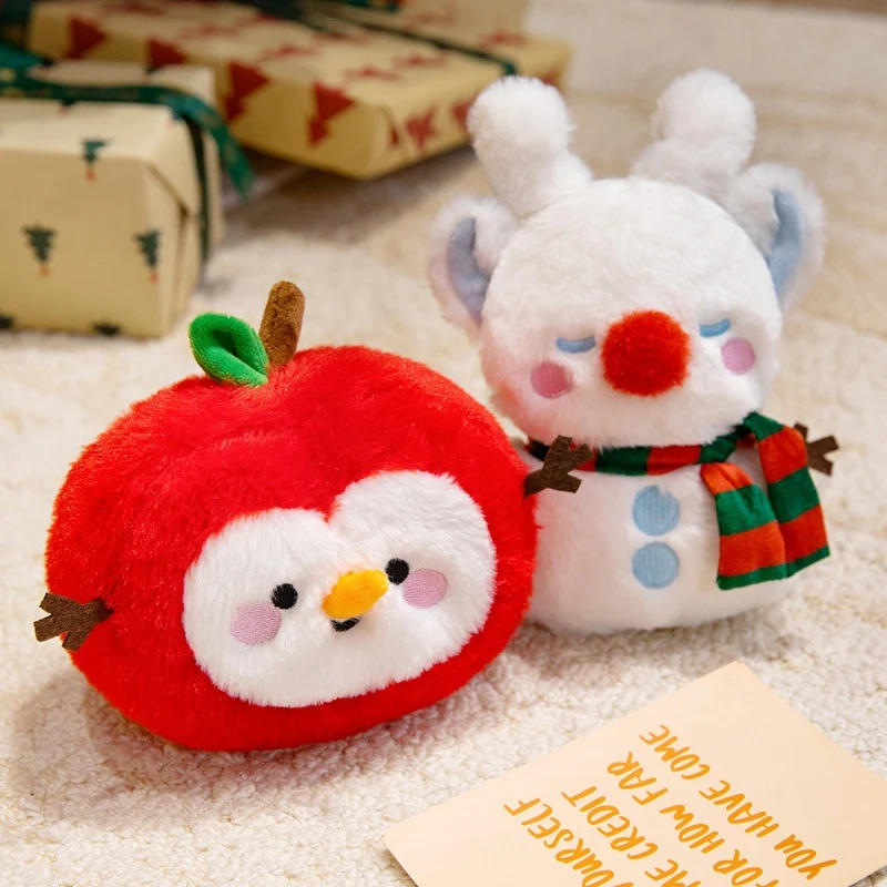 Plush Snowman Holiday Decorative Tabletop Soft Toy with Scarf & Felt Branch Arms Stornfield