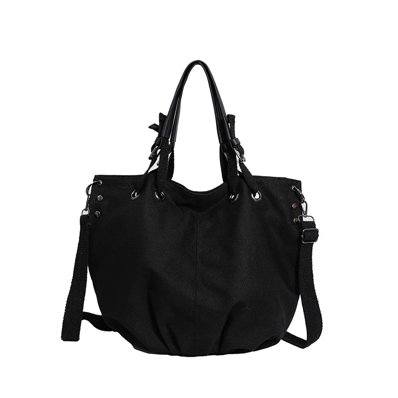 Lässige Canvas-Tasche mit verstellbarem Schultergurt