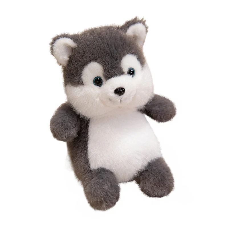 Plush Sitting Husky Comforter with Ultra-Soft Faux Fur and Embroidered Features Stornfield