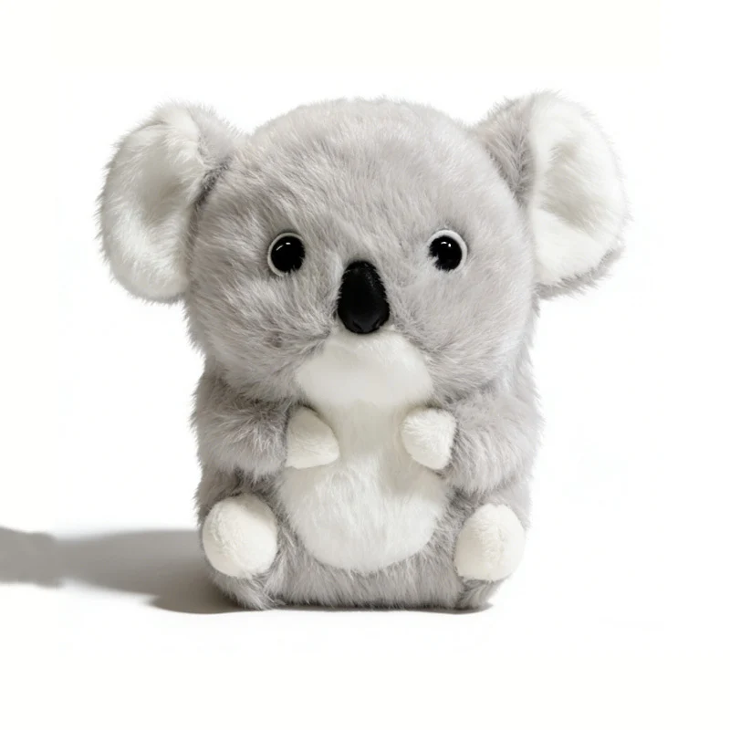 Plush Sitting Dino Cuddler with Ultra-Soft Faux Fur and Embroidered Face Stornfield