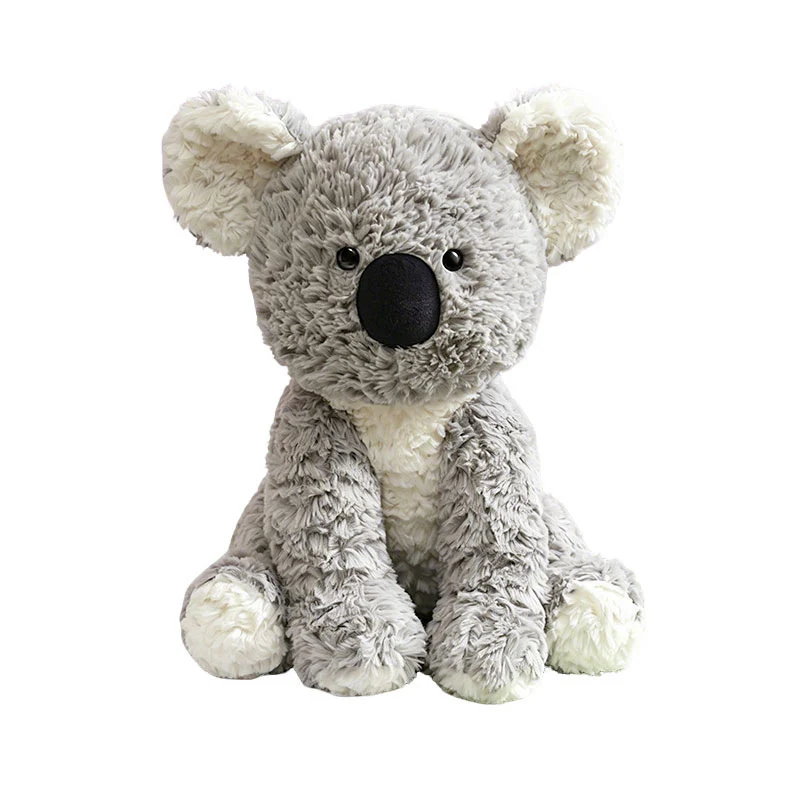 Plush Sitting Cow Comforter Toy with Mixed Faux-Fur Patches Stornfield