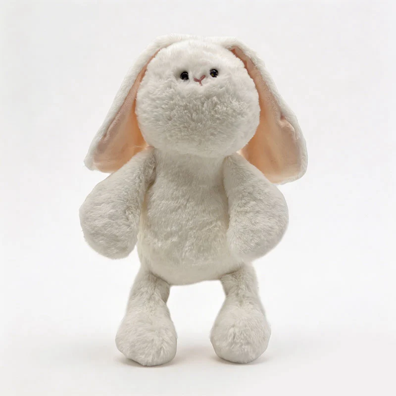 Plush Patchwork Puppy Huggable Doll with Floppy Limbs & Mixed-Texture Faux Fur Stornfield