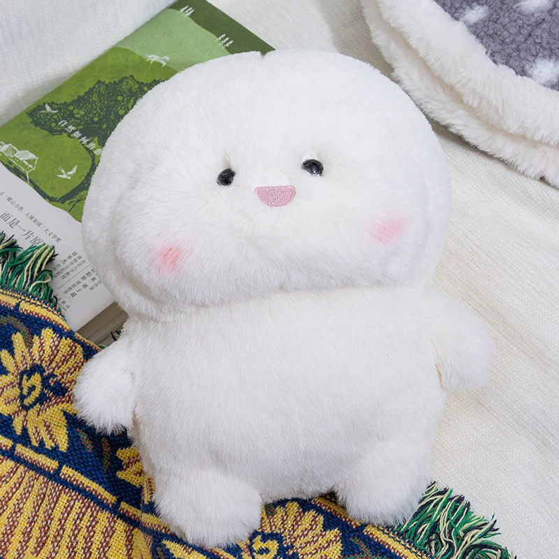 Plush Mushroom Buddy Collectible with Removable Faux-Fur Cap and Ultra-Soft Body Stornfield