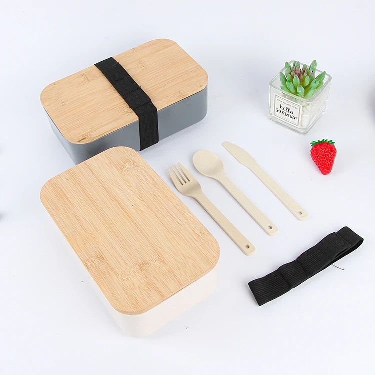 ECO-FRIENDLY BENTO SPEICHERBOX MIT BESTECK