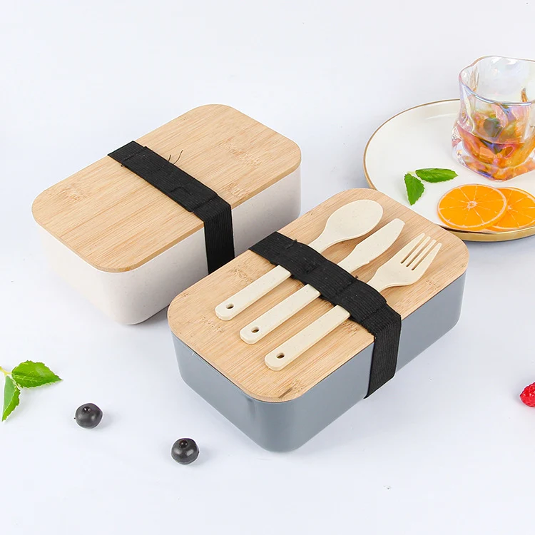 ECO-FRIENDLY BENTO SPEICHERBOX MIT BESTECK