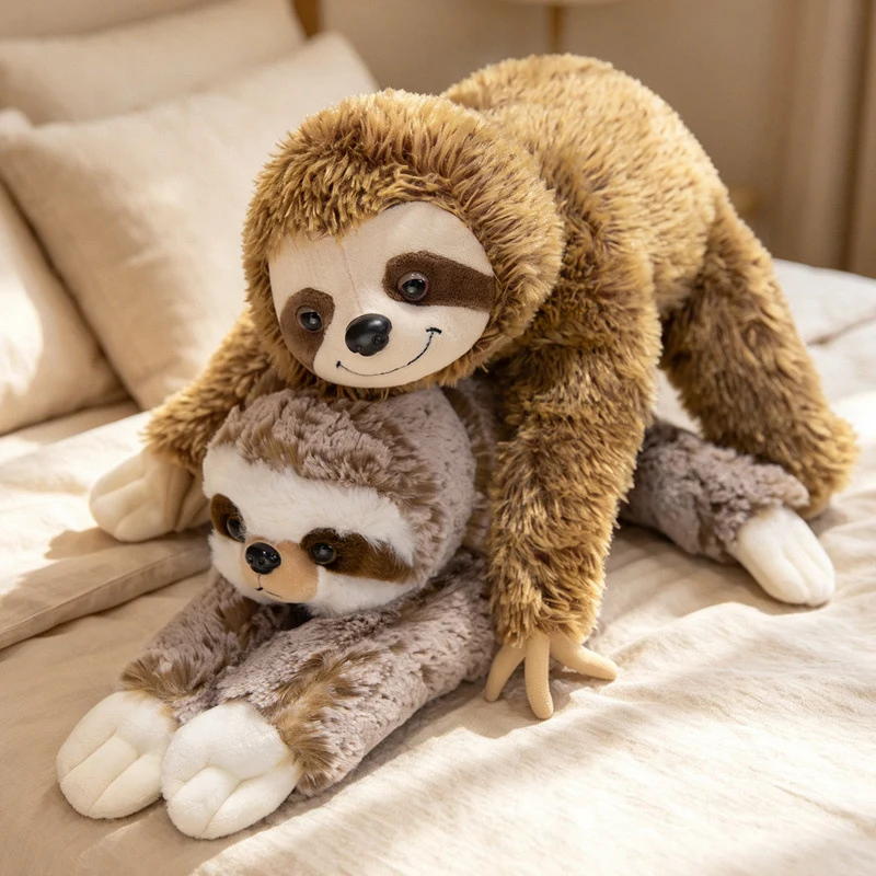 Plush Lifelike Crawling Sloth Cuddle Pillow Stornfield