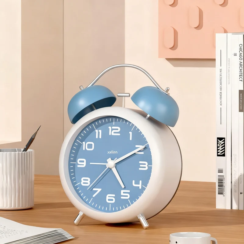 Alarm clock with hands and night light