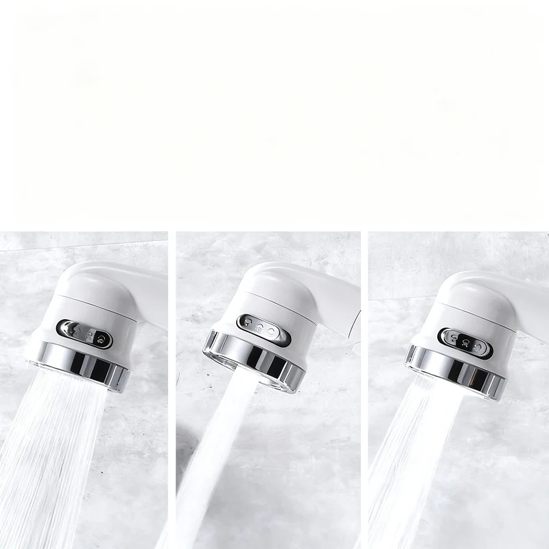 Faucet attachment with shower head and filtration