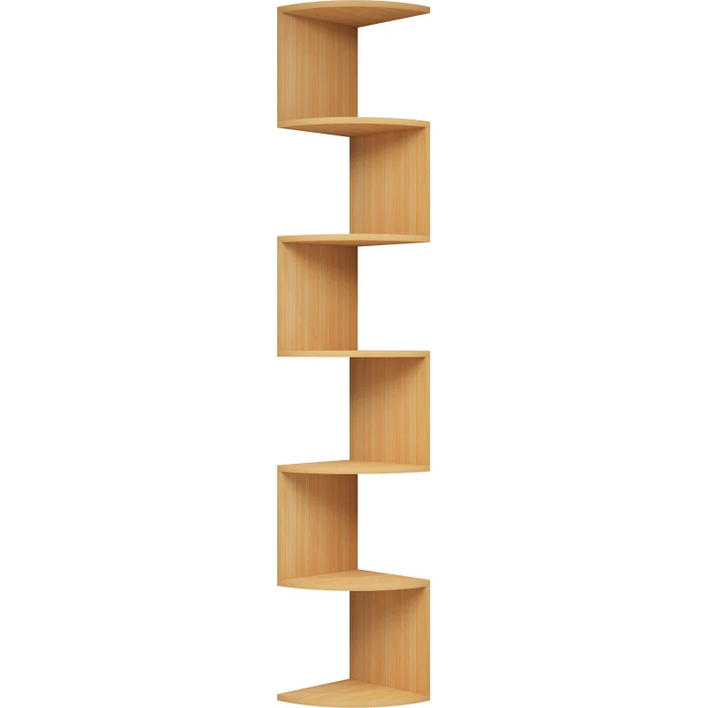 Corner shelf triangular, artificial wood, various sizes
