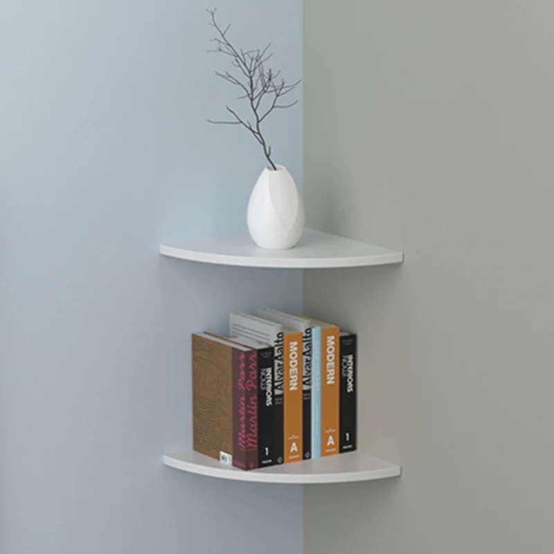 Wall shelf made of plastic, self-adhesive
