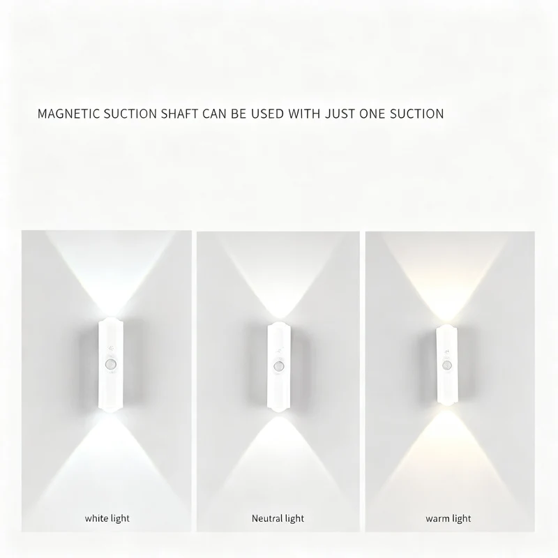 Wall lamp with motion sensor and LED