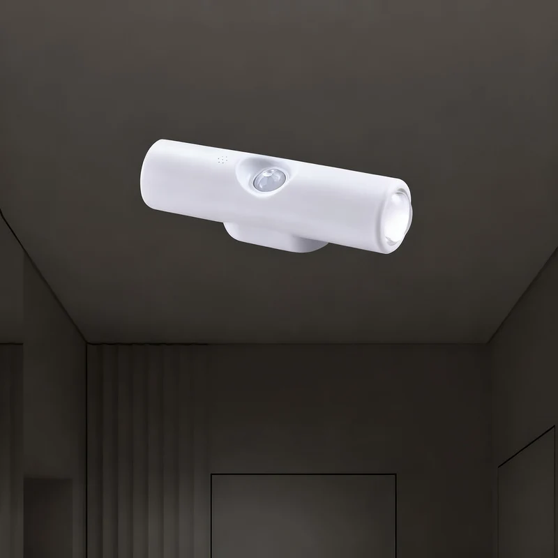 Wall lamp with motion sensor and LED
