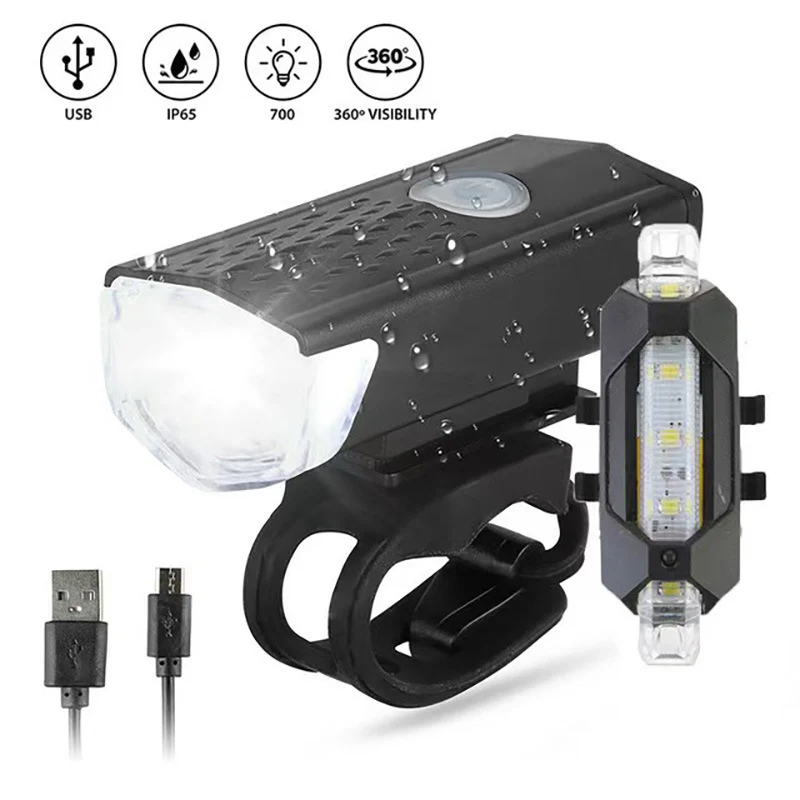 USB bike lighting front