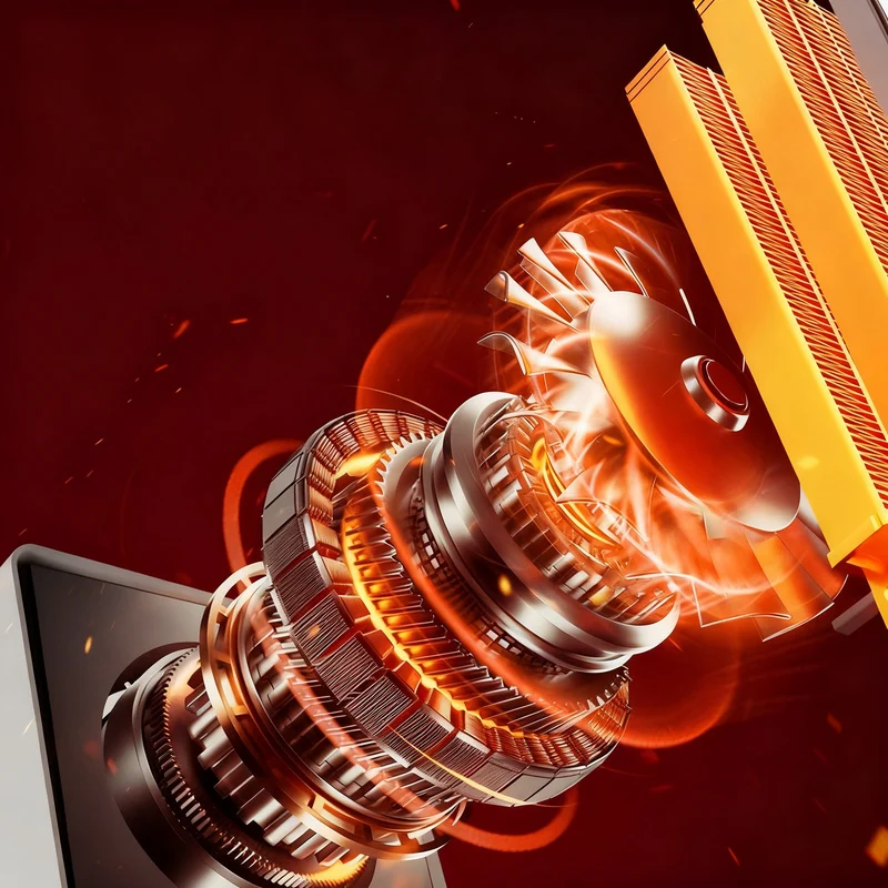 Tower heater fan A1, 18×11.5×17 cm