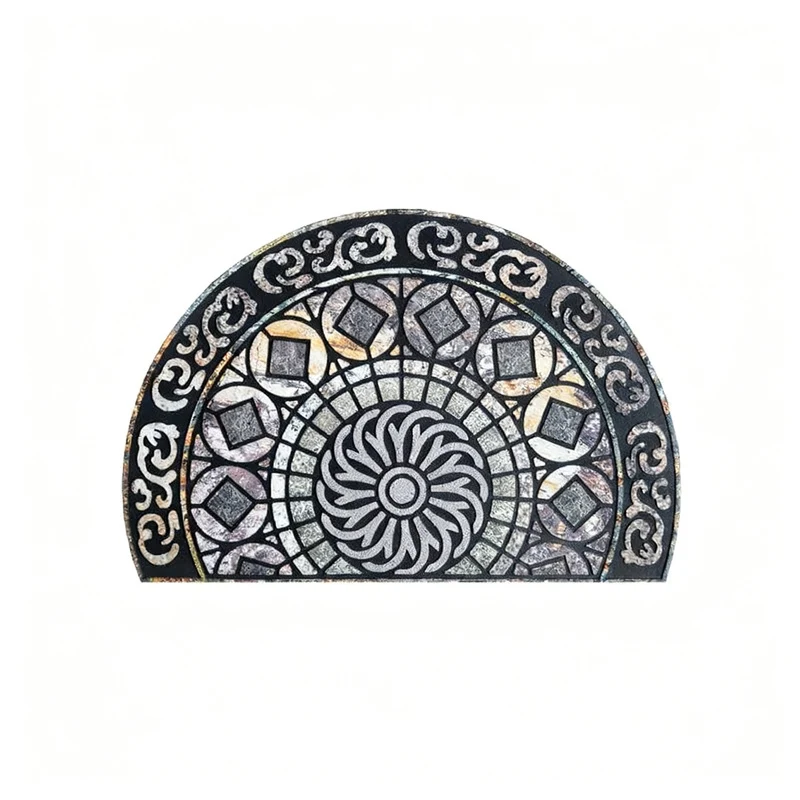 Diatomaceous earth doormat, square, non-slip