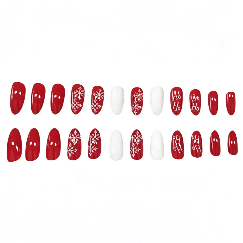 Festives Feiertags-Nagelkunst-Design Karnz
