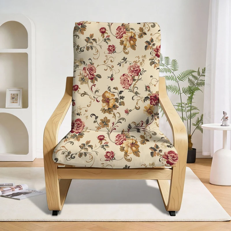 Rocking chair cushion, non-slip and scratch-resistant