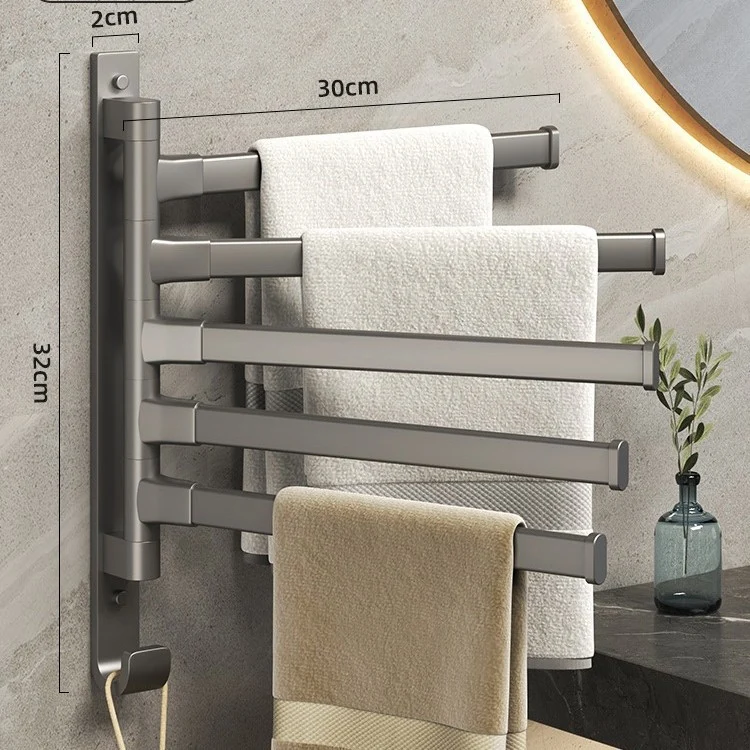 Towel holder with suction cup, foldable