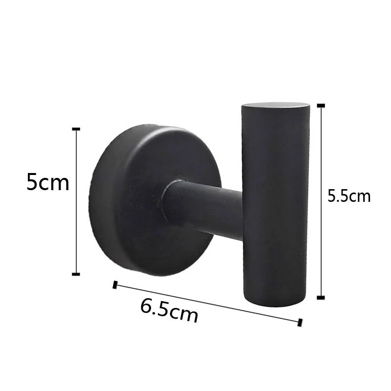 Stainless steel hook with suction cup or adhesive surface