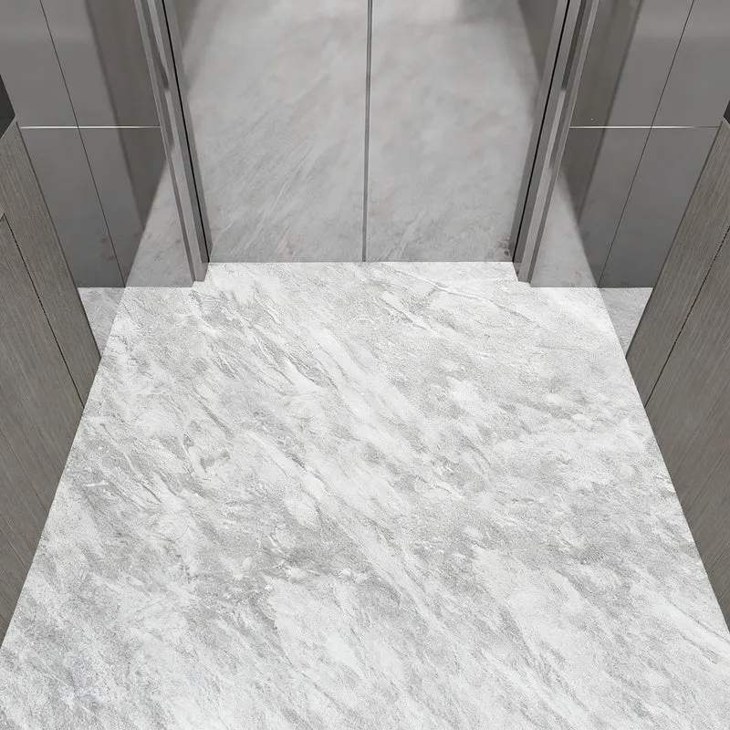 Self-adhesive PVC flooring with tile appearance