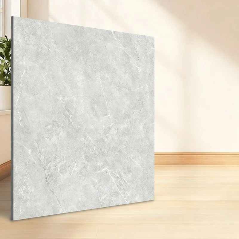 Self-adhesive PVC flooring with tile appearance