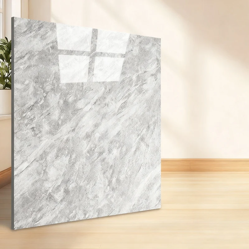 Self-adhesive PVC flooring with tile appearance