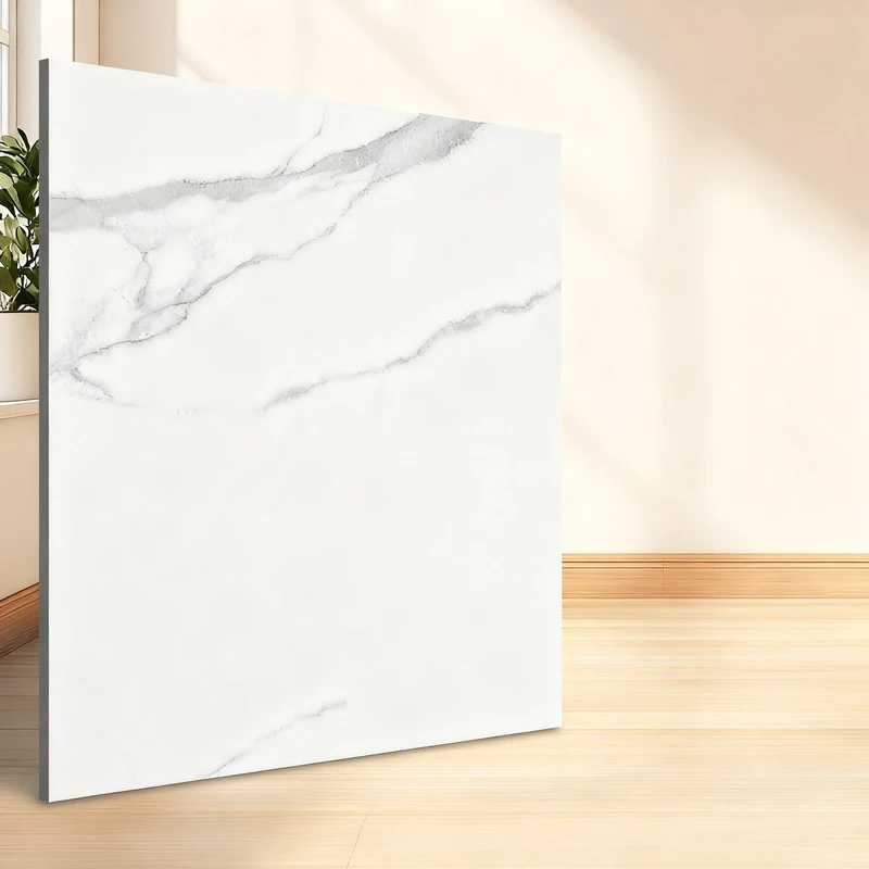 Self-adhesive PVC flooring with tile appearance