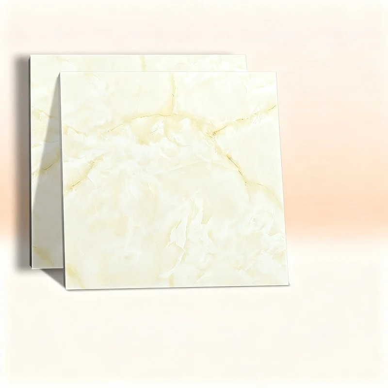 Self-adhesive PVC flooring with tile appearance