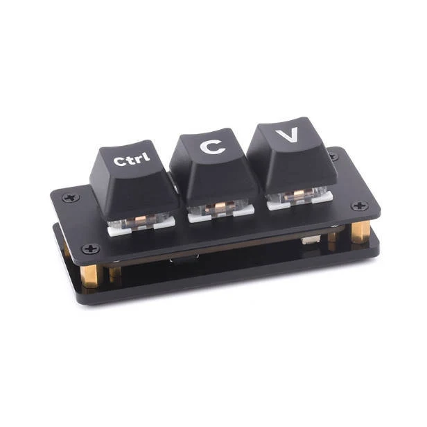 Programmable Mini Keyboard, 3 Keys