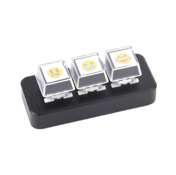 Programmable Mini Keyboard, 3 Keys