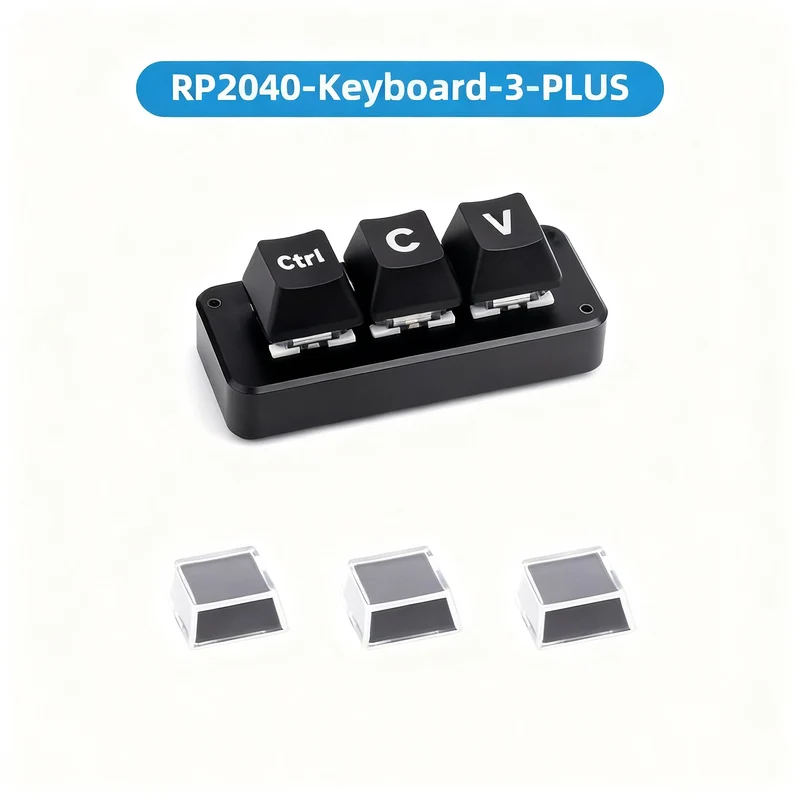 Programmable Mini Keyboard, 3 Keys