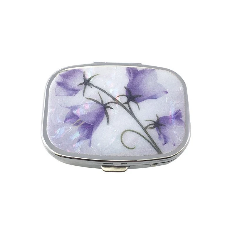 Pill organizer with compartments, portable