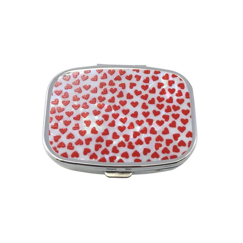 Pill organizer with compartments, portable